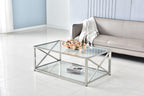 Table BASSE en verre trempé - KENSY