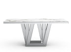 Table à MANGER effet marbre - Elégance